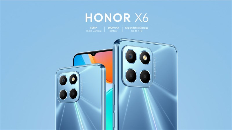Honor X6 ra mắt, sở hữu dung lượng pin lớn với giá chỉ từ 4 triệu đồng