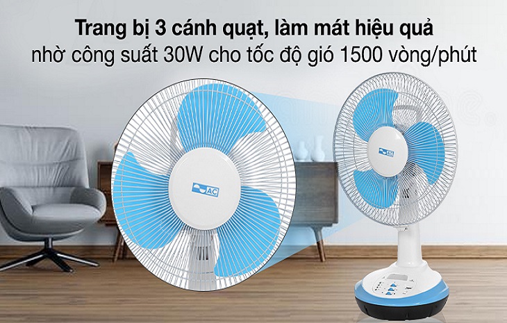 Quạt sạc điện AC ARF03D123