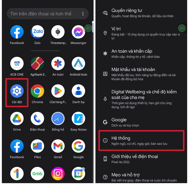 Hướng dẫn đồng bộ và sao lưu trên Pixel