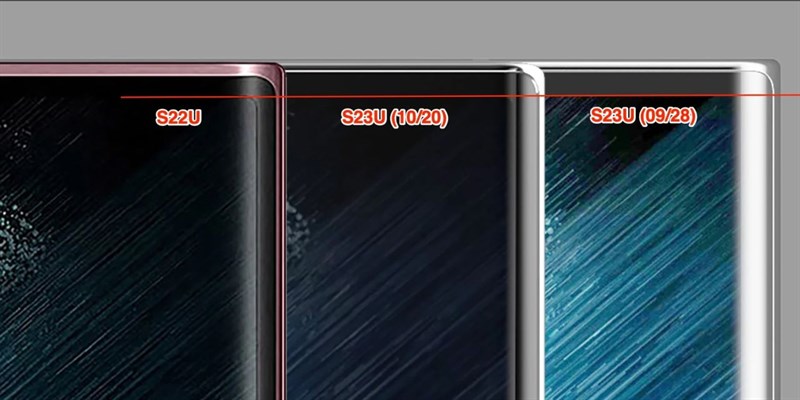 Phần Phần cằm trên của Galaxy S23 mỏng hơn so với thế hệ trước đó thông qua ảnh rò rỉ