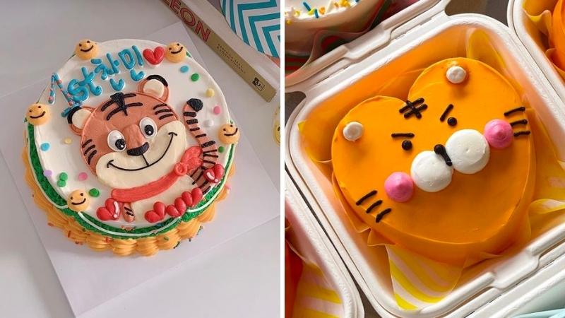 30+ mẫu bánh sinh nhật con hổ đẹp, ngộ nghĩnh, đáng yêu
