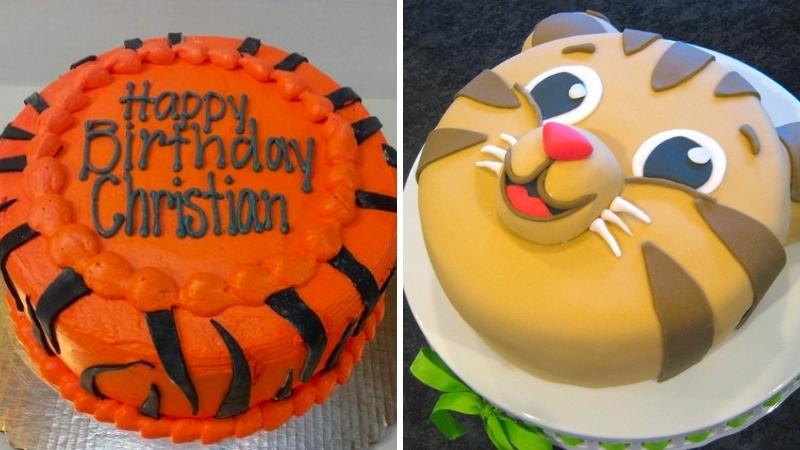 Bánh sinh nhật con hổ 3D