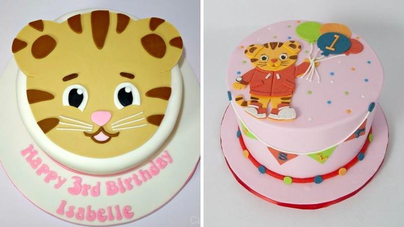 Bánh sinh nhật con hổ dễ thương