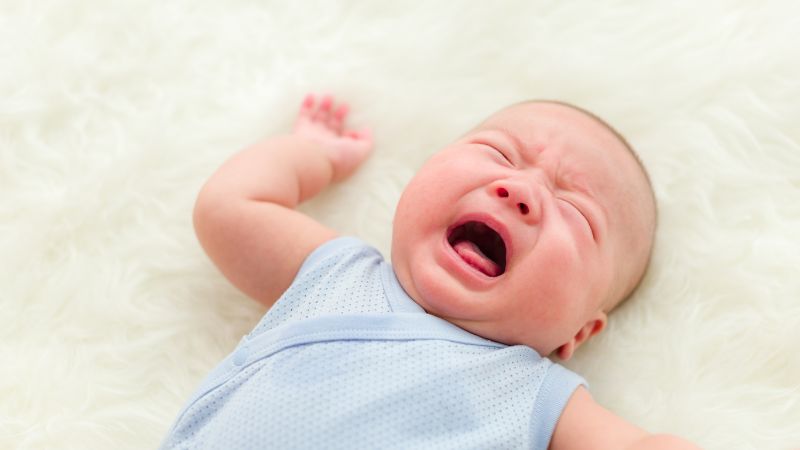 What is the problem of crying, how does it affect the health of children?
