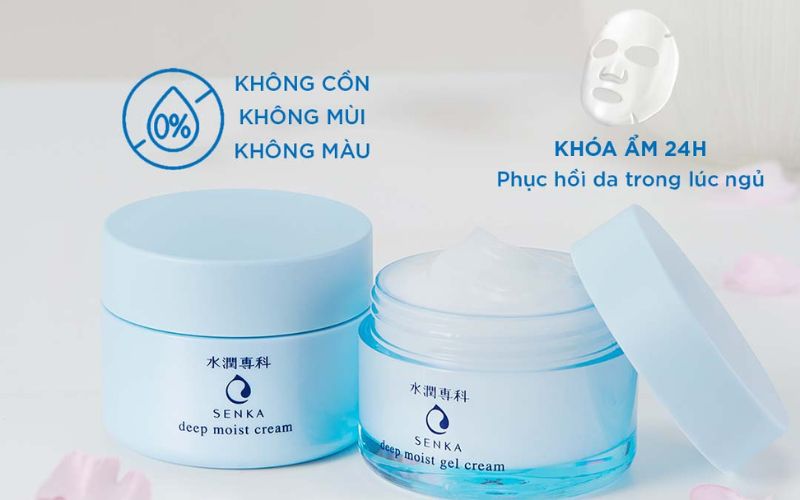 Một số lưu ý và cách bảo quản mặt nạ ngủ Senka Deep Moist Gel Cream