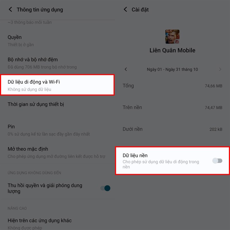 5 cách tiết kiệm dữ liệu trên điện thoại Vivo