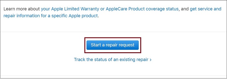 Star a repair request