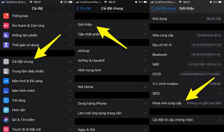 Kiểm tra khóa nhà cung cấp
