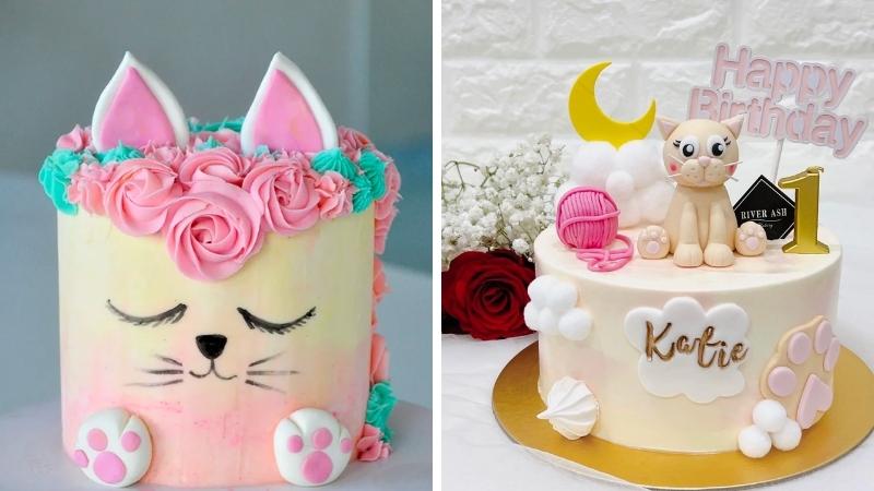 Bạn muốn tìm kiếm một phong cách khác lạ cho sinh nhật của con mình? Hãy thử xem bức ảnh về bánh sinh nhật con mèo độc lạ này. Với hình ảnh con mèo được tạo hình độc đáo và những chi tiết trang trí đầy sáng tạo, bánh sẽ làm cho người nhìn cảm thấy thích thú và ấn tượng.