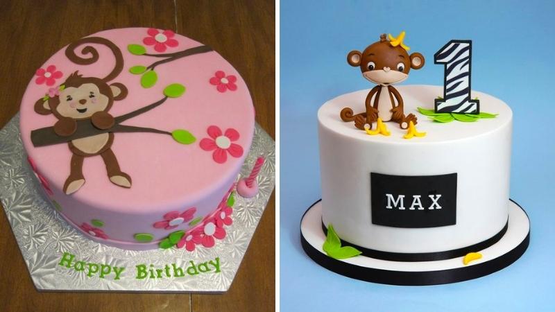 Bánh sinh nhật con khỉ ngộ nghĩnh sẽ khiến cho bữa tiệc sinh nhật trở nên sống động và thú vị hơn bao giờ hết! Hãy nhấn vào hình ảnh để chiêm ngưỡng chiếc bánh dễ thương, đầy chất nhân văn này, và chuẩn bị cho một buổi tiệc sinh nhật tuyệt vời.