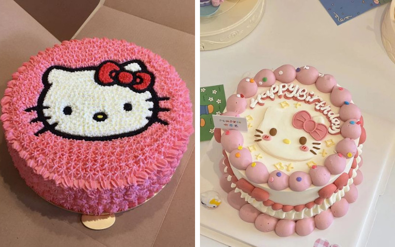 20+ Mẫu Bánh Sinh Nhật Hello Kitty Màu Hồng Dễ Thương