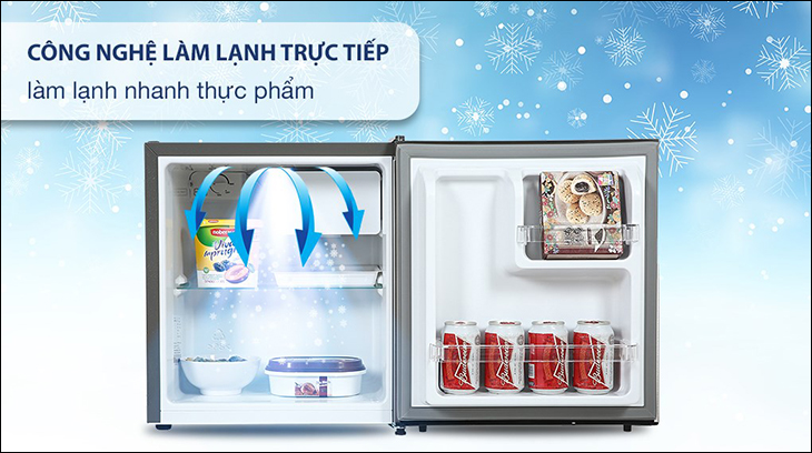 Nên chọn tủ lạnh trực tiếp khi bạn là sinh viên hay nhân viên văn phòng ở trọ