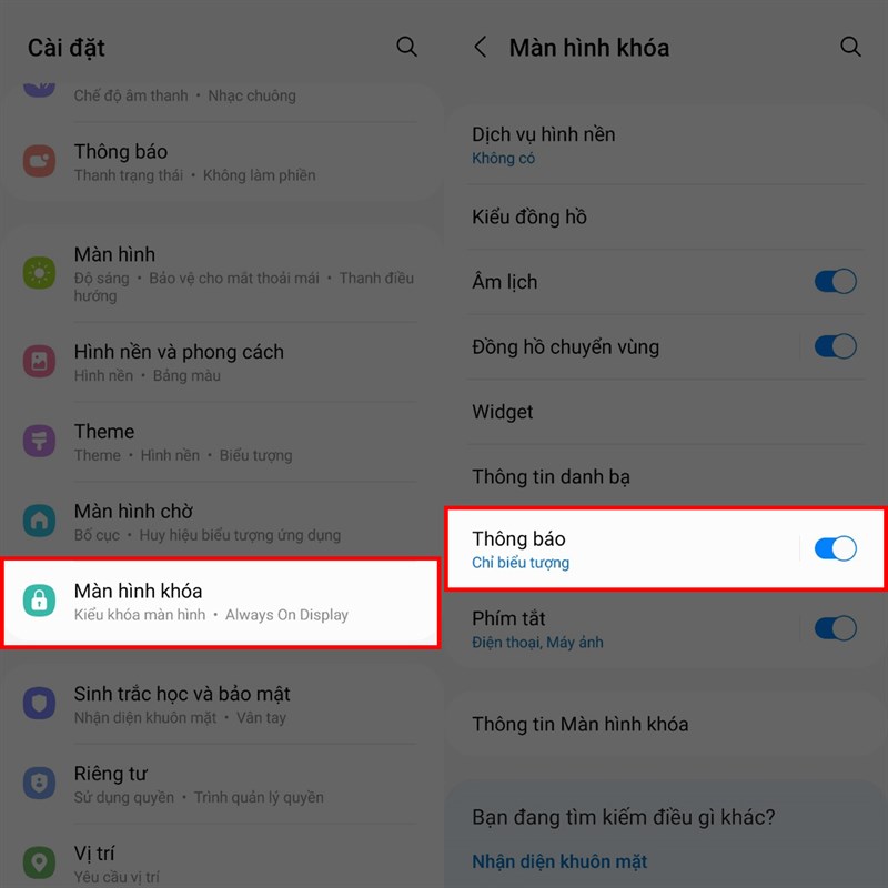 Cách Chỉnh Thông Báo Trên Màn Hình Khóa Trên Điện Thoại Samsung