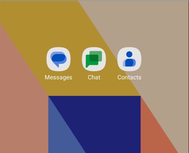 Biểu tượng mới trên ứng dụng danh bạ tin nhắn và chats