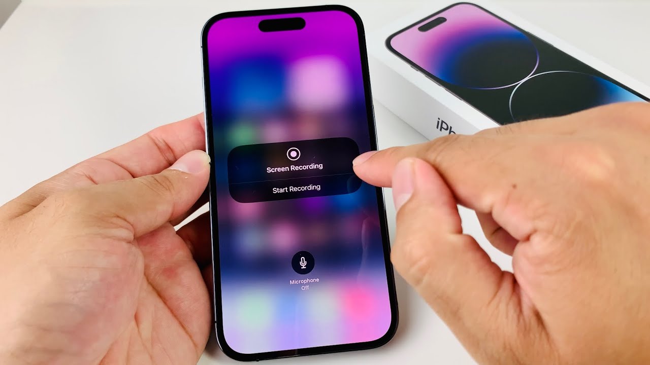 Cách Quay Màn Hình Iphone 14 Pro, Chỉ Vài Nốt Nhạc Là Có Ngay Video Đó