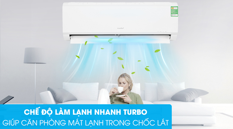 Máy lạnh Comfee 1 HP SIRIUSA-9E trang bị nhiều chế độ làm mát hiện đại