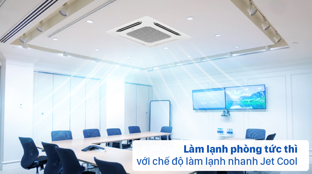 Máy lạnh âm trần LG Inverter 4 HP ATNQ36GNLE7 trang bị chế độ làm lạnh nhanh tiện dụng