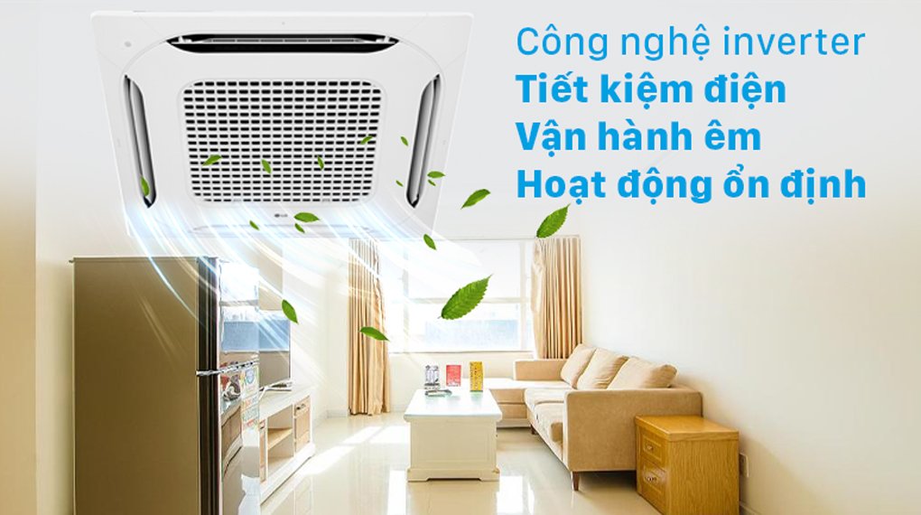 Máy lạnh âm trần LG Inverter 2.0 HP ATNQ18GPLE7 có giá bán là 24.790.000đ