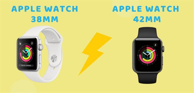 Nên mua Apple Watch 38mm hay 42mm? Size nào phù hợp với bạn?