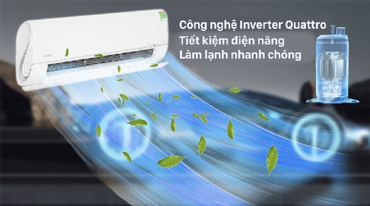 Điều hòa 2 chiều Midea là thương hiệu Trung Quốc, tiết kiệm điện