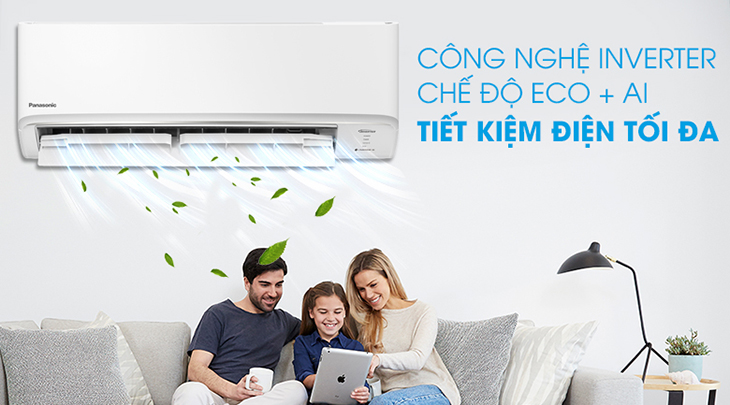 Điều hòa 2 chiều Panasonic ít tốn điện