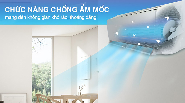 Điều hòa 2 chiều Daikin có chức năng chống ẩm mốc