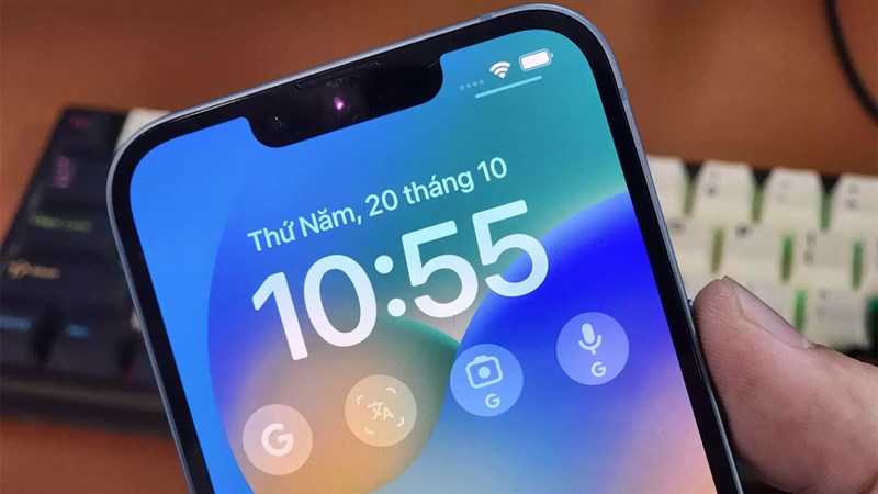 Cách thêm Google ống kính vào màn hình khoá iPhone