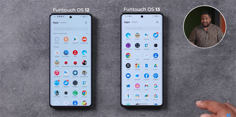 FuntouchOS 13 thay đổi nhiều về giao diện