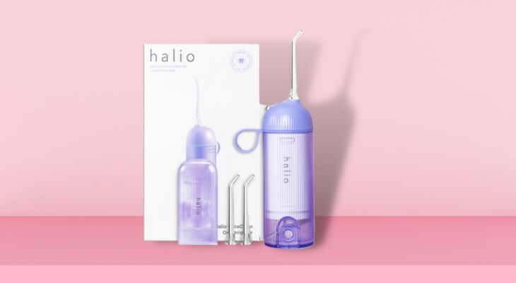 Máy tăm nước cầm tay Halio UltraClean Oral Irrigator giúp trẻ đang niềng răng làm sạch răng miệng tốt hơn