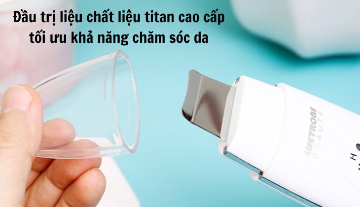 Đầu trị liệu titan cao cấp an toàn cho mọi làn da dù là da nhạy cảm nhất