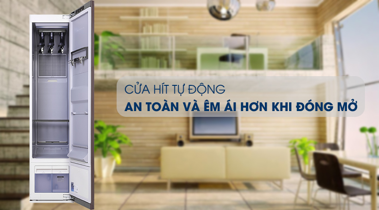 Đóng cửa an toàn và êm ái với bản lề thông minh