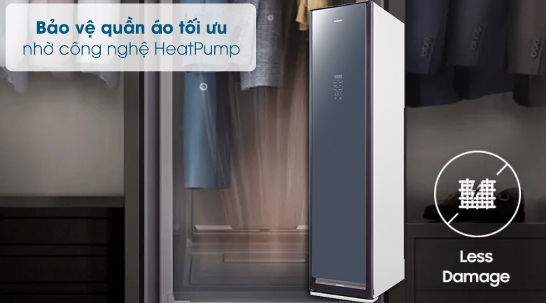 Bảo vệ quần áo tránh bị hư hại do nhiệt độ cao nhờ công nghệ HeatPump