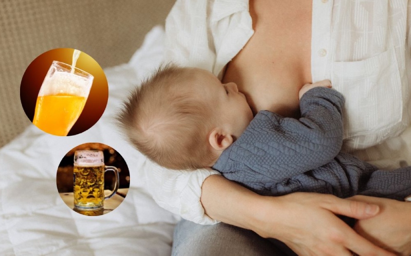Uống bia khi cho con bú có giúp mẹ tăng nguồn sữa?