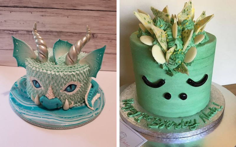 Bánh sinh nhật con rồng 3D độc đáo