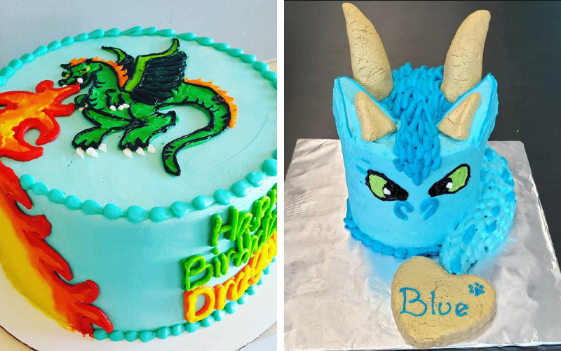 Mẫu bánh sinh nhật con rồng: Bánh sinh nhật con rồng là lựa chọn hoàn hảo cho buổi tiệc sinh nhật của các bé. Với mẫu bánh đầy màu sắc, họ cảm thấy vui vẻ và hạnh phúc từ cái nhìn đầu tiên. Bạn sẽ muốn đón nhận sự ngạc nhiên của các bé khi nhìn thấy chiếc bánh độc đáo này.