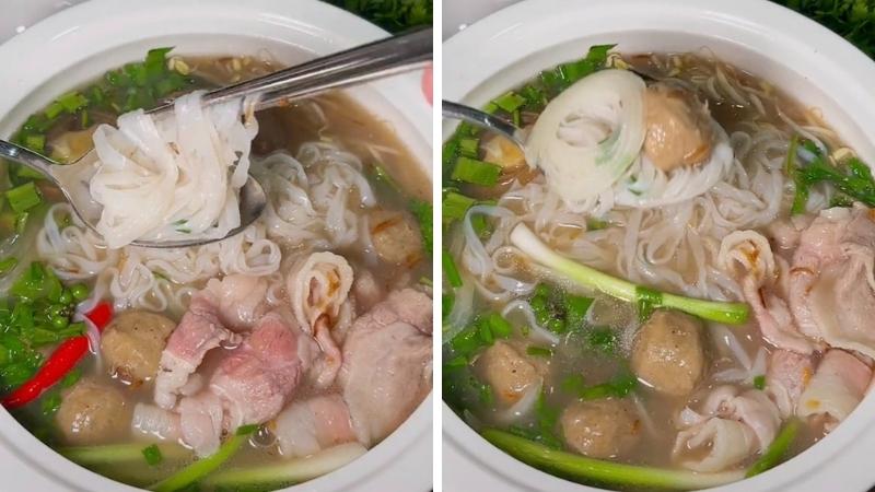 Thưởng thức phở đuôi bò