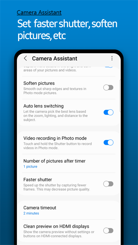 Cung cấp tính năng hữu ích cho việc xuất sang màn hình ngoài