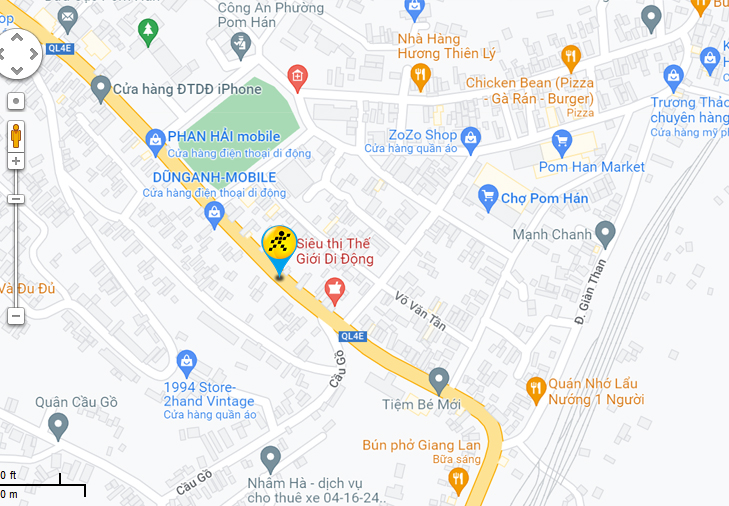 Hình bản đồ Siêu thị Điện máy XANH Hoàng Quốc Việt, Pom Hán, Lào Cai