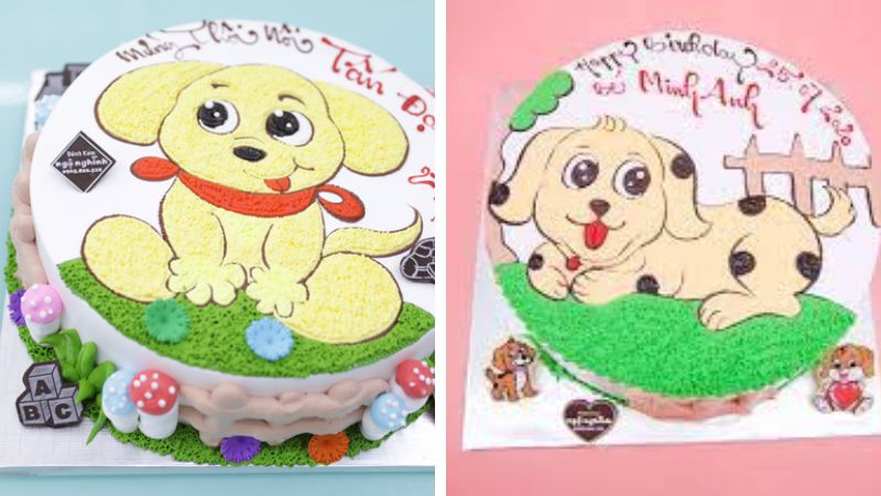 Bánh sinh nhật con chó: Đừng bỏ qua dịp sinh nhật của thú cưng yêu của bạn. Hãy tặng chúng một chiếc bánh sinh nhật đáng yêu và ngon miệng như thế này. Với nhiều hình ảnh dễ thương của chú chó, bánh sinh nhật con chó sẽ là món quà hoàn hảo cho người bạn đáng yêu của bạn.