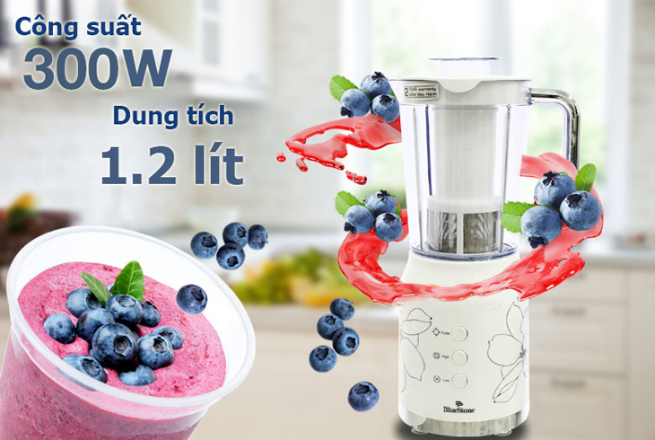 Công suất mạnh mẽ của máy xay sinh tố Bluestone BLB 5335W