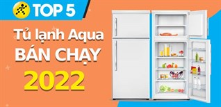Top 5 tủ lạnh Aqua bán chạy nhất năm 2022 tại Điện máy XANH