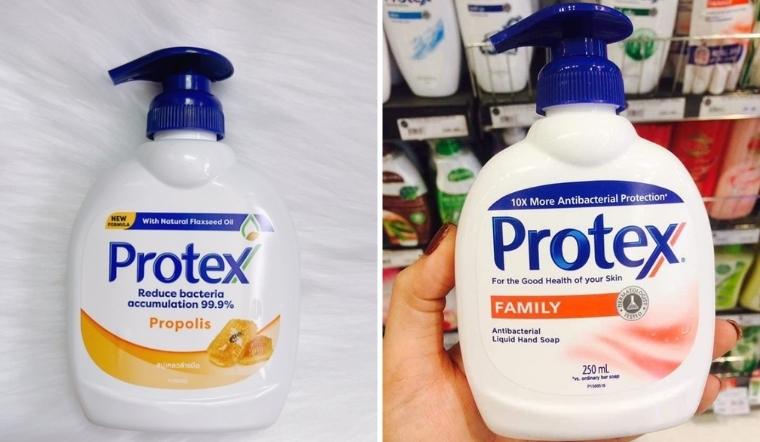 Nước rửa tay Protex giúp tay sạch khuẩn, dưỡng ẩm hiệu quả 