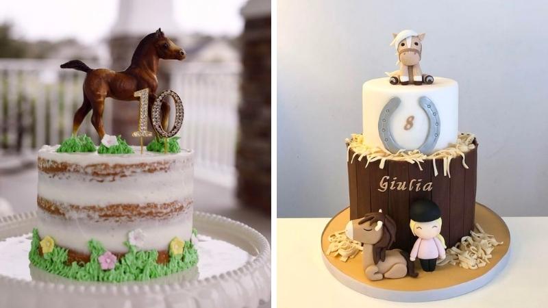 30+ mẫu bánh sinh nhật con ngựa đẹp nhất cho người tuổi ngọ