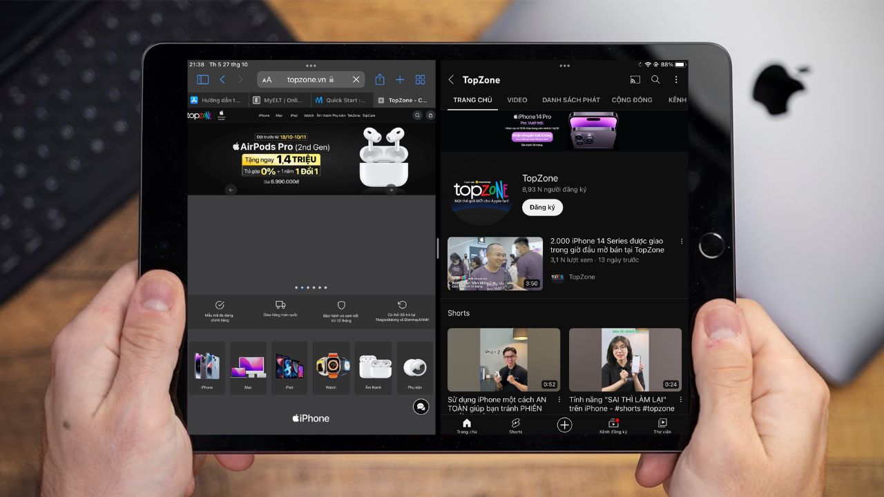 Cách Chia Đôi Màn Hình Ipad Gen 9 Để Bạn Dùng Nhiều Ứng Dụng Cùng Lúc