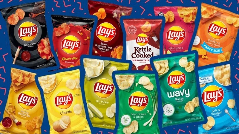 Thương hiệu snack Lay’s đã có mặt ở hơn 100 quốc gia với hơn 200 hương vị