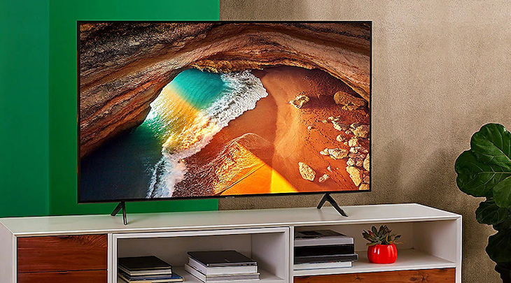 Smart Tivi QLED 4K 55 inch Samsung QA55Q60B cho màu sắc sống động, cuốn hút trên từng dải màu