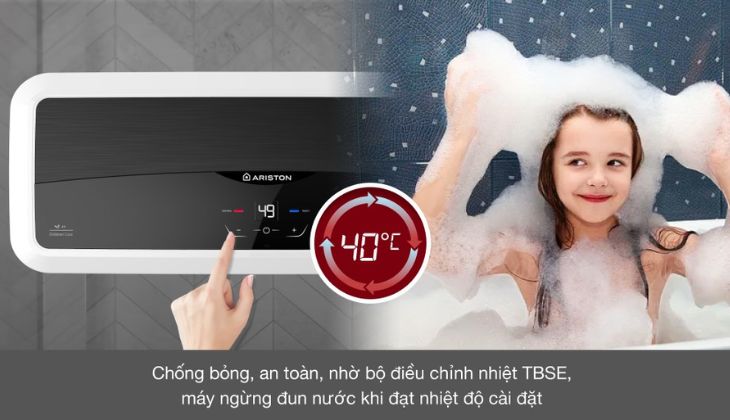 The TBSE thermostat stops boiling water when it reaches the temperature you set