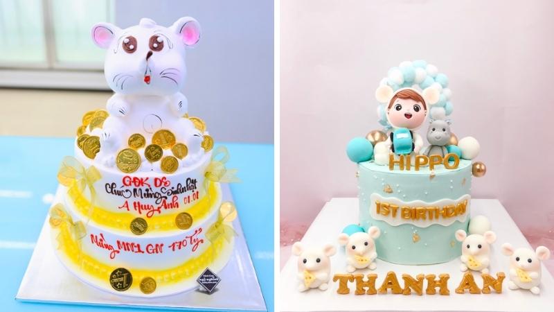 3D mouse birthday cake