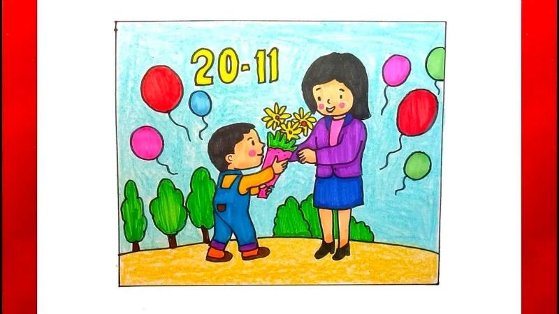 Top 40 mẫu ảnh vẽ 2011 ngày Nhà giáo Việt nam ý nghĩa nhất
