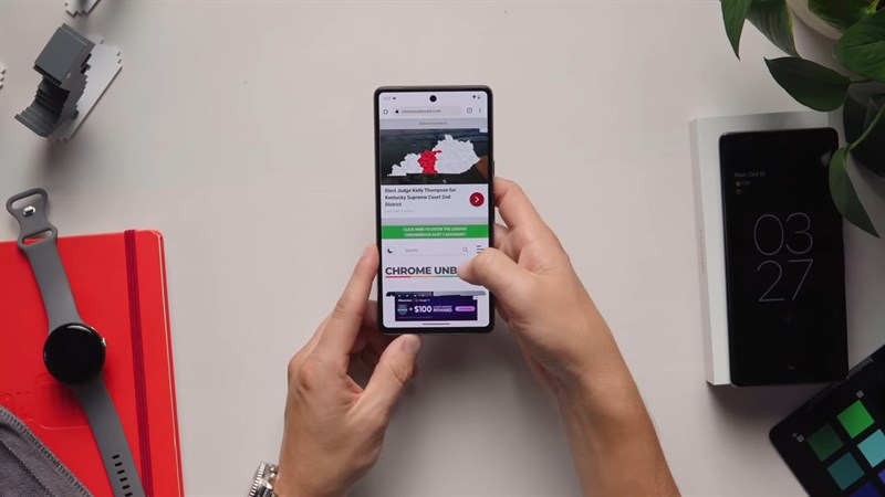 Tần số quét 120 Hz mang lại trải nghiệm hình ảnh cực kỳ mượt mà. Nguồn: Chrome Unbox.